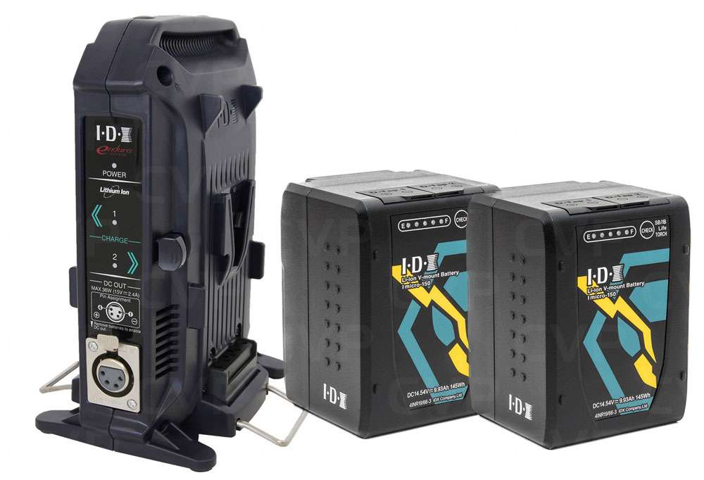 Buy - IDX 2x IMICRO-150 Batteries, 1x VL-2x Charger (PROMO