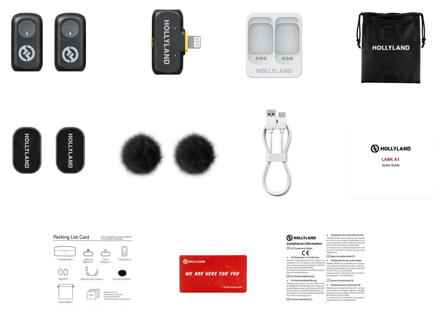 Hollyland LARK A1 Mini Duo Lightning Wireless Mic - CVP