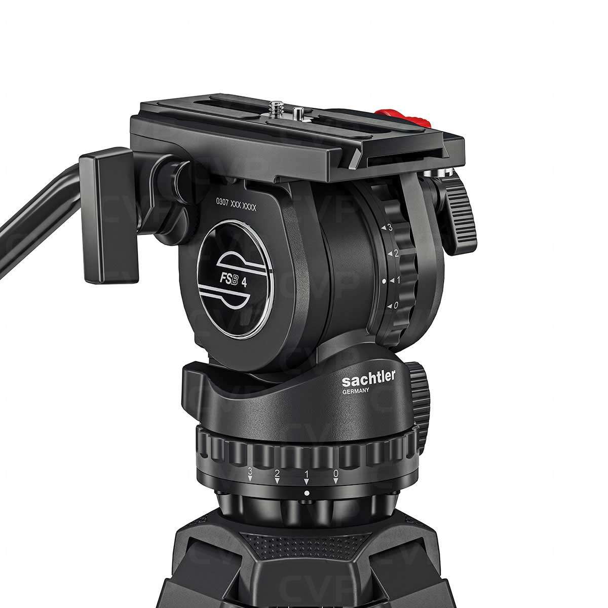 Sachtler Kit Trepied Flowtech 100 MS avec Rotule Aktiv 10
