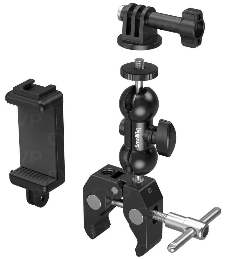 SmallRig Multi-Functional Crab-Shaped Clamp with Ballhead Magic Arm 2164 | Thailand