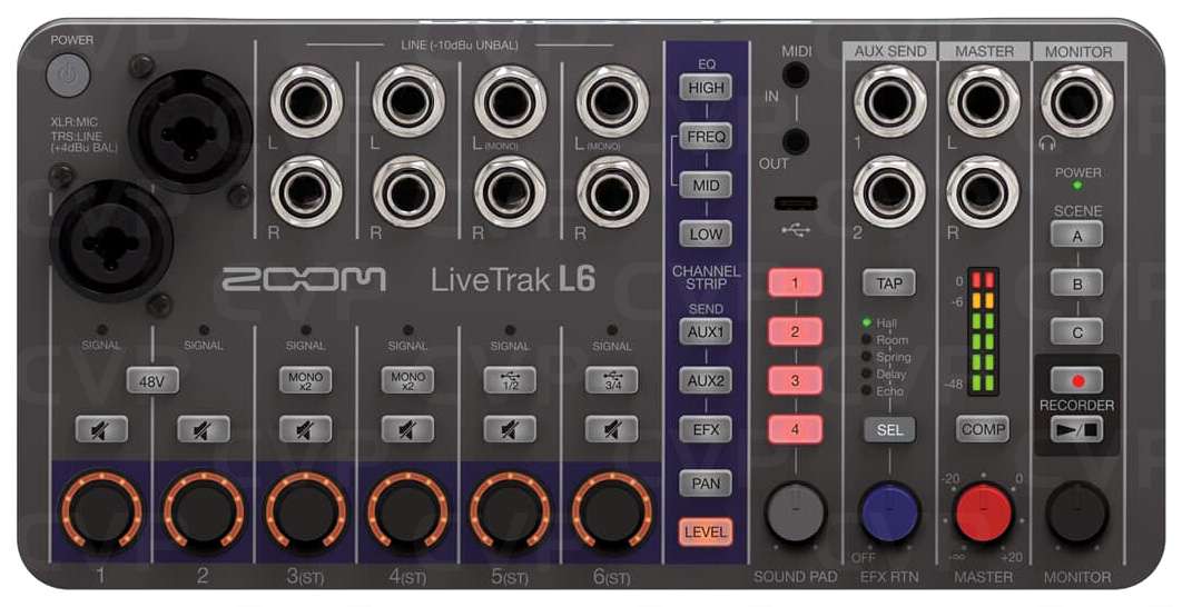 Zoom Livetrak L6 | CVP