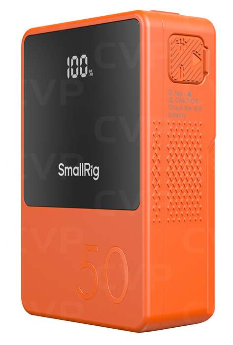Buy - SmallRig VB50 Mini V-Mount Battery - Orange (SR4871)