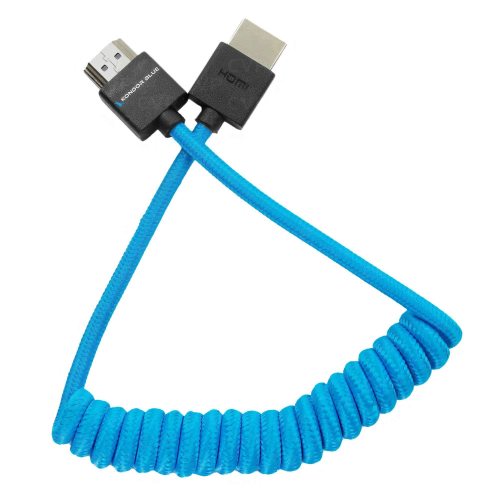 Kondor Blue Full HDMI Coiled Cable - Black | CVP