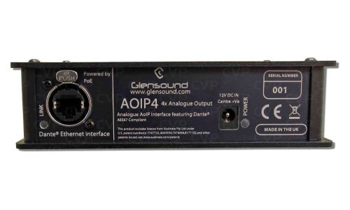Buy - Glensound AoIP44 4 Inputs 4 Outputs Break Out Box (AoIP-44)