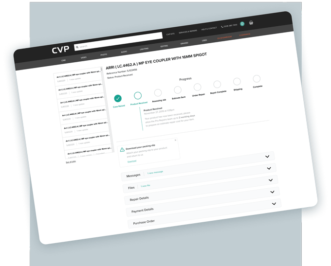 Professionelle Reparatur-Online-Plattform